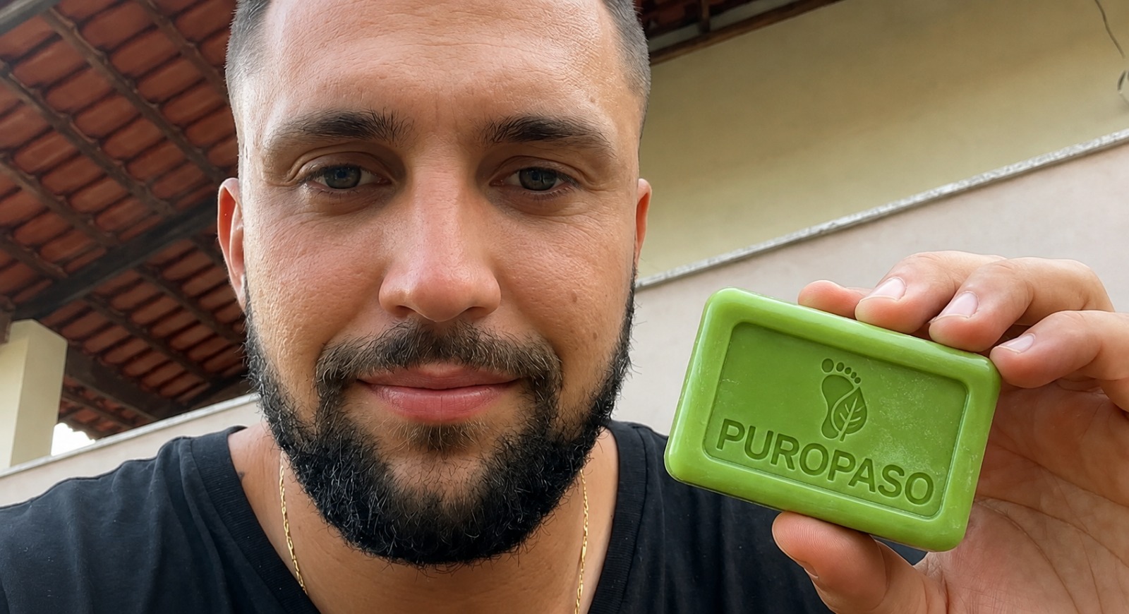 Mart&iacute;n mostrando su barra PuroPaso
